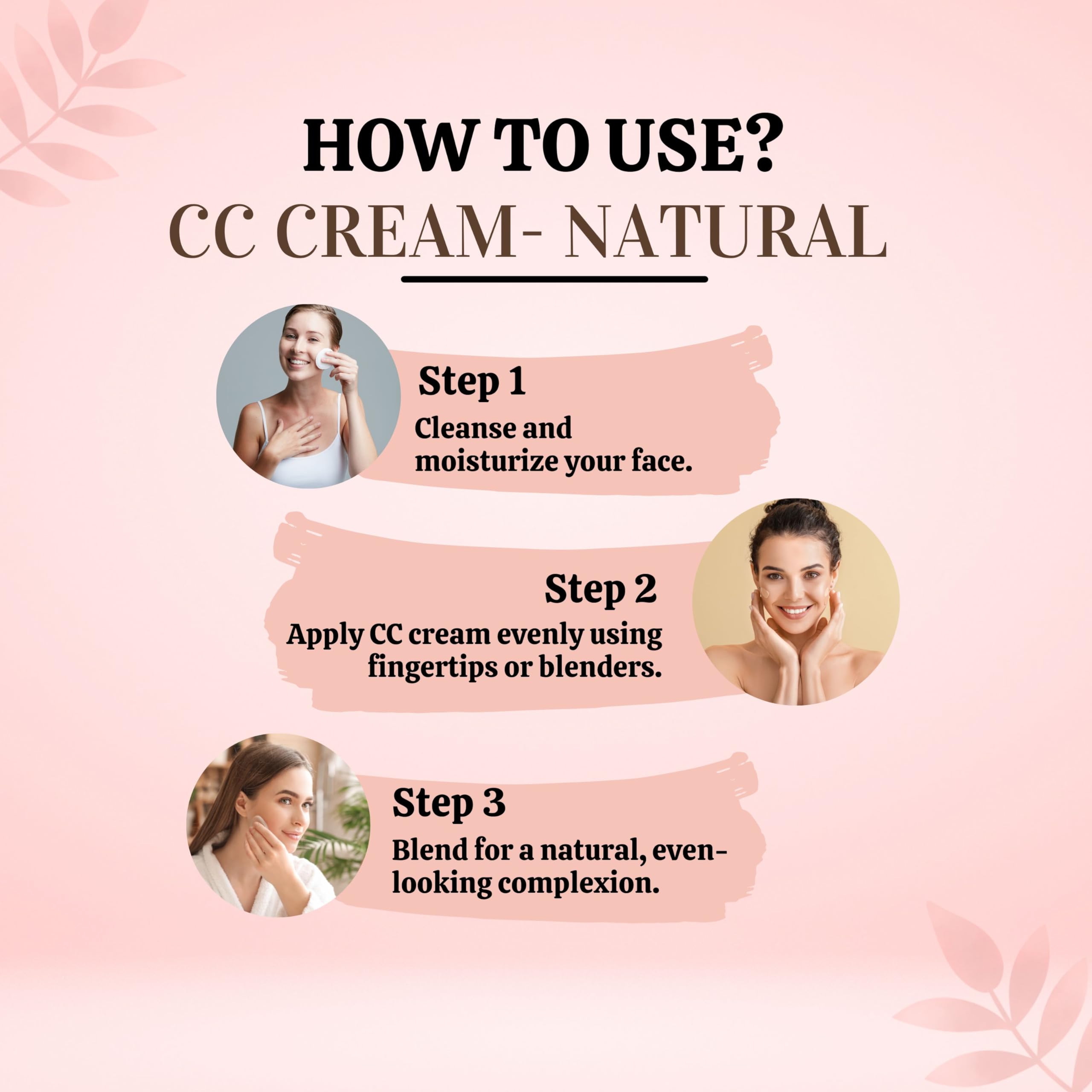 Riyo Herbs CC Cream with SPF, Conceals dark circles, pigmentation